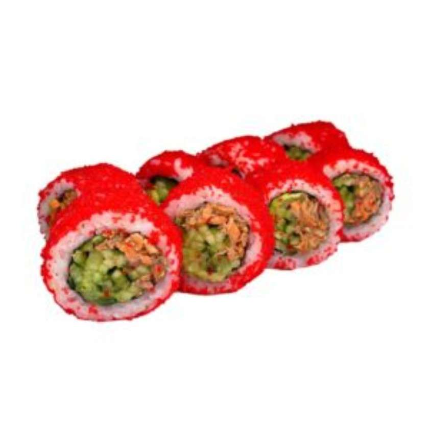 CALIFORNIA ROLL WITH GRILLED SALMON