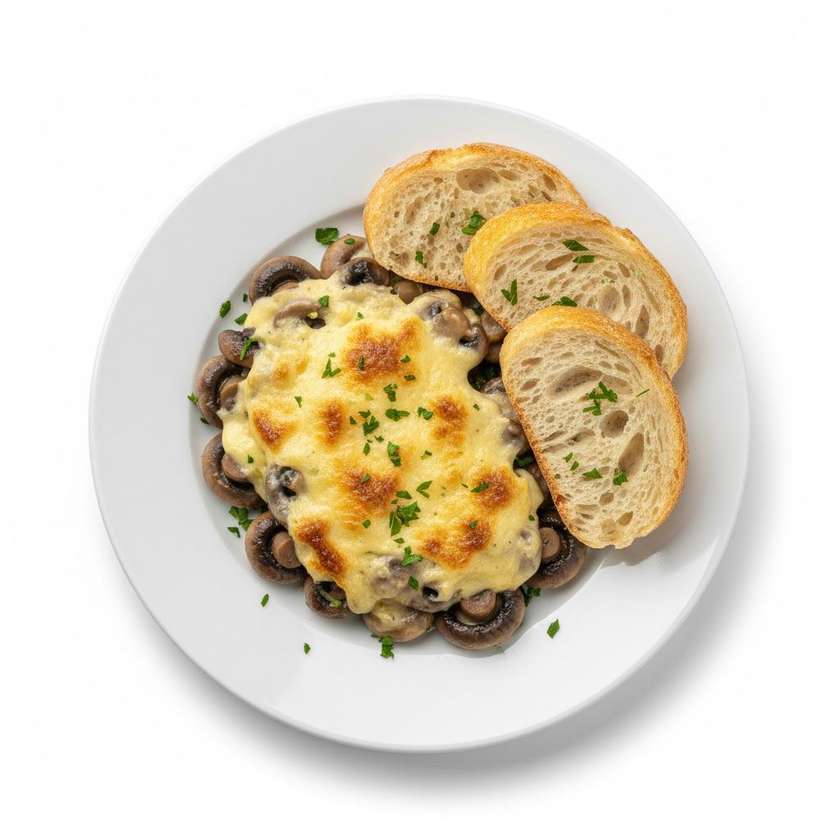 MARYNOWANE PIECZARKI (w occie i miodzie) ZAPIECZONE POD BESZAMELEM,