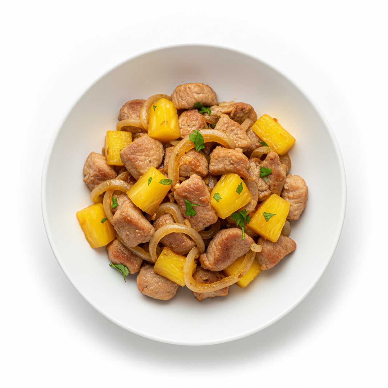 Pork with Pineapple and Onion