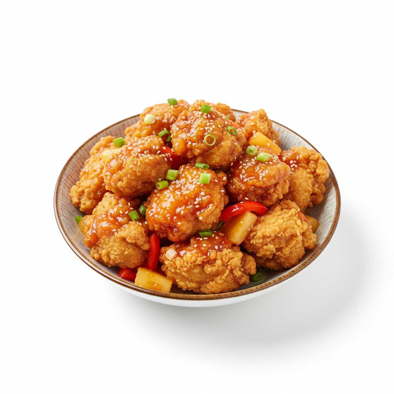 Double Fried Chicken in Sweet and Sour Sauce