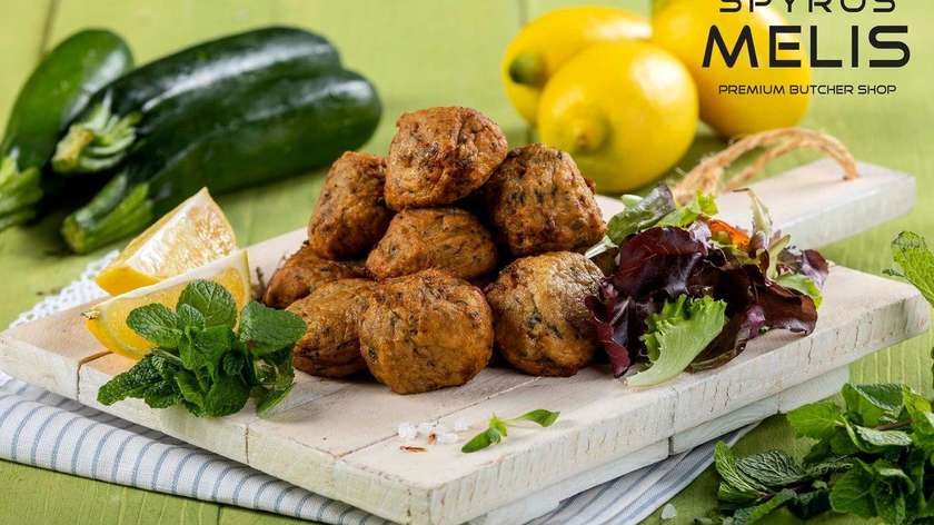 Kolokithokeftedes With Feta Cheese