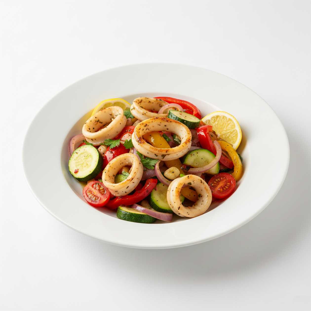 Calamari with Vegetables