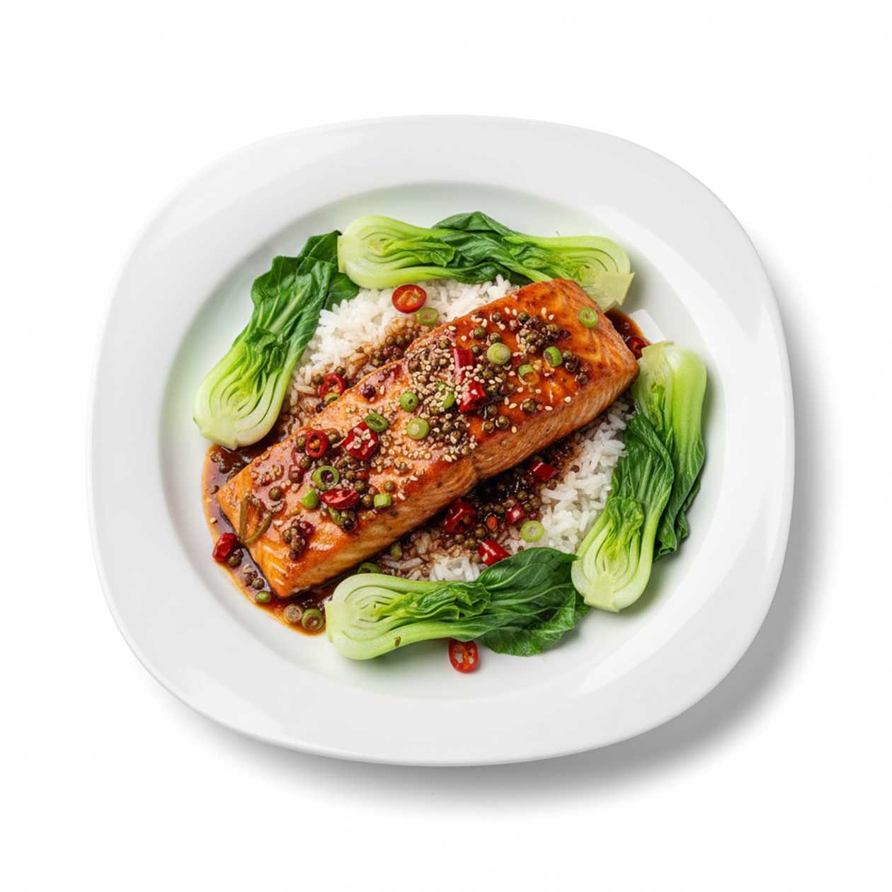 Szechuan Style Salmon