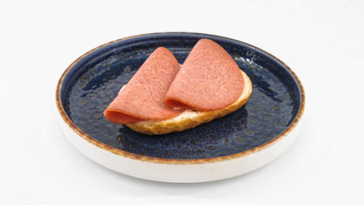 Bread rolls with salami