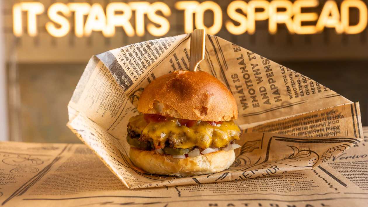 Children's beef burger
