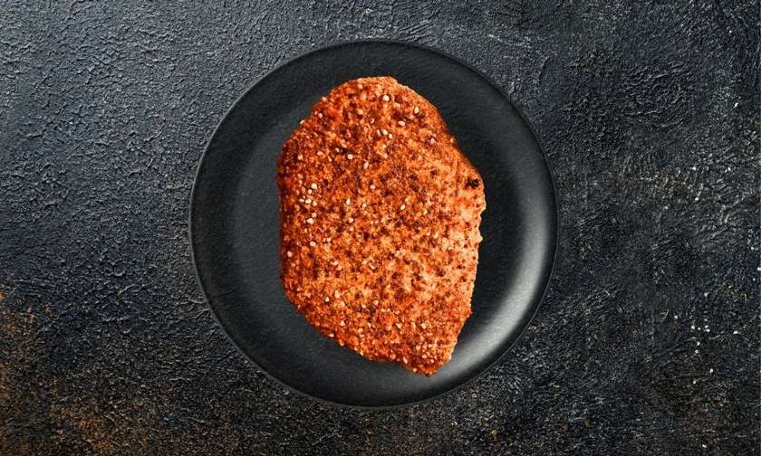 Panko Pork Schnitzel with Seed Mix