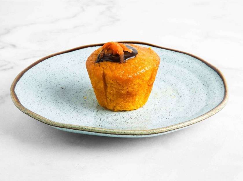 Small Vegan Carrot and Cocoa Cake