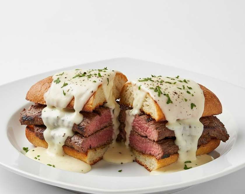 Steak Sandwich with Serra Cheese