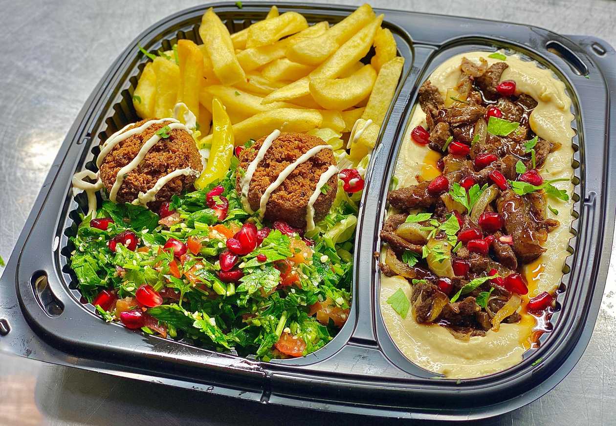 Mixed Mezze Hummus Avocado Ras Asfour Beef 450g/ 70g