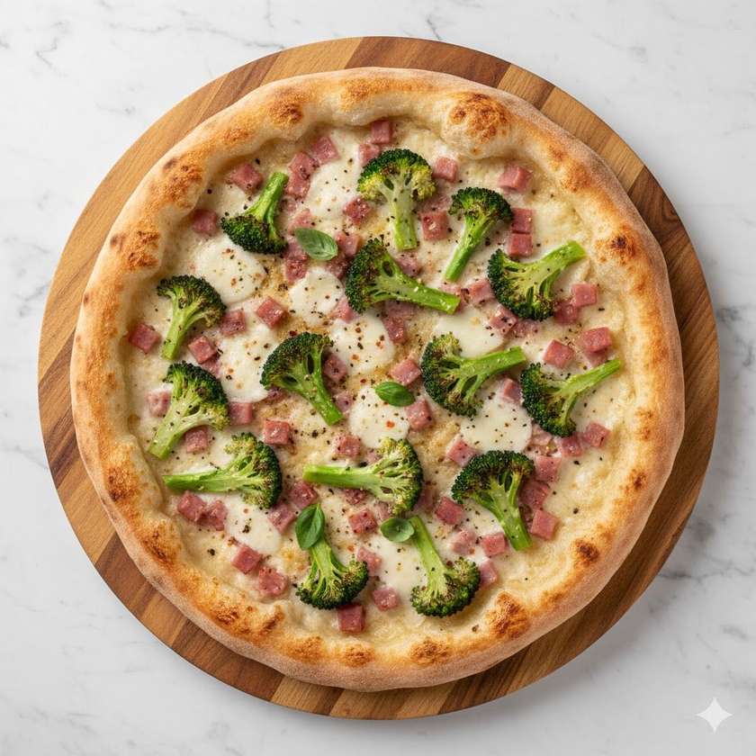 Pizza de Brócolos