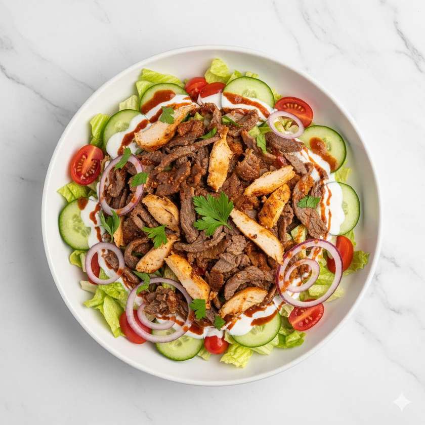 Salada Doner de Vaca ou Frango