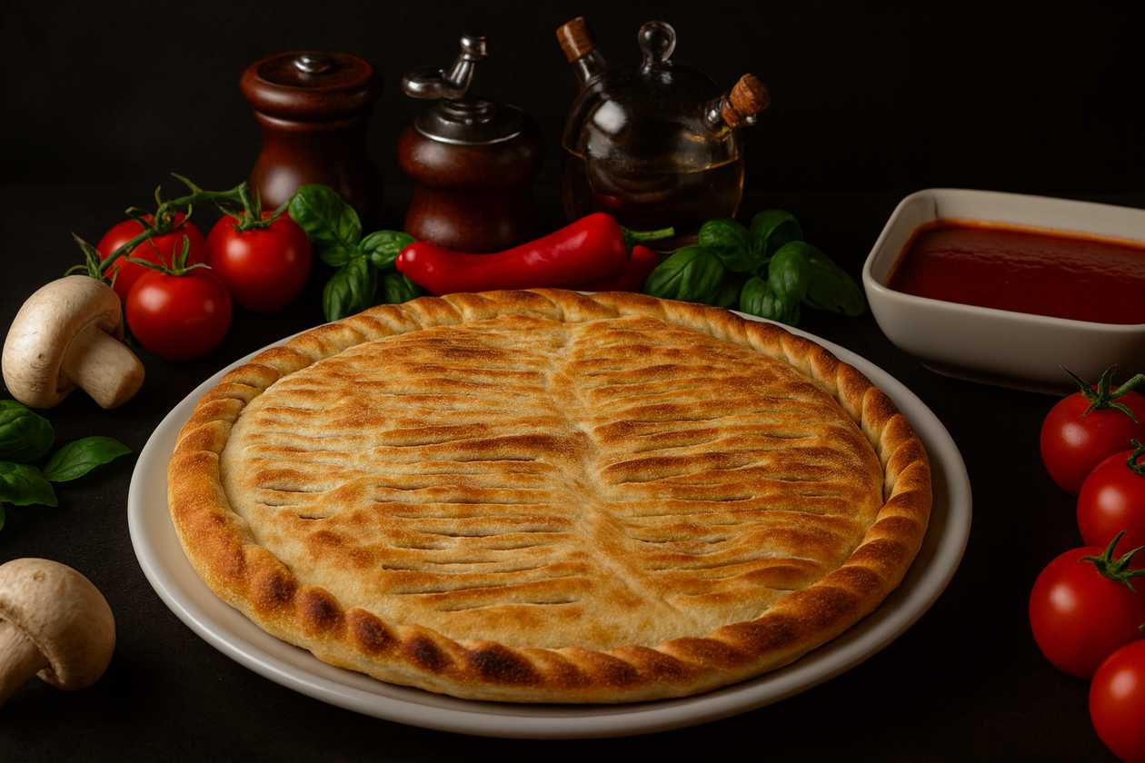 Plăcintă cu Bacon și Cartofi pai 30 cm