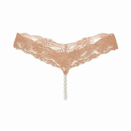 Women's Panties with Beads ZLPSF, Size S/L