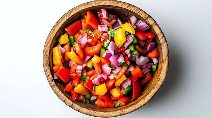 Mixed Salad with Peppers