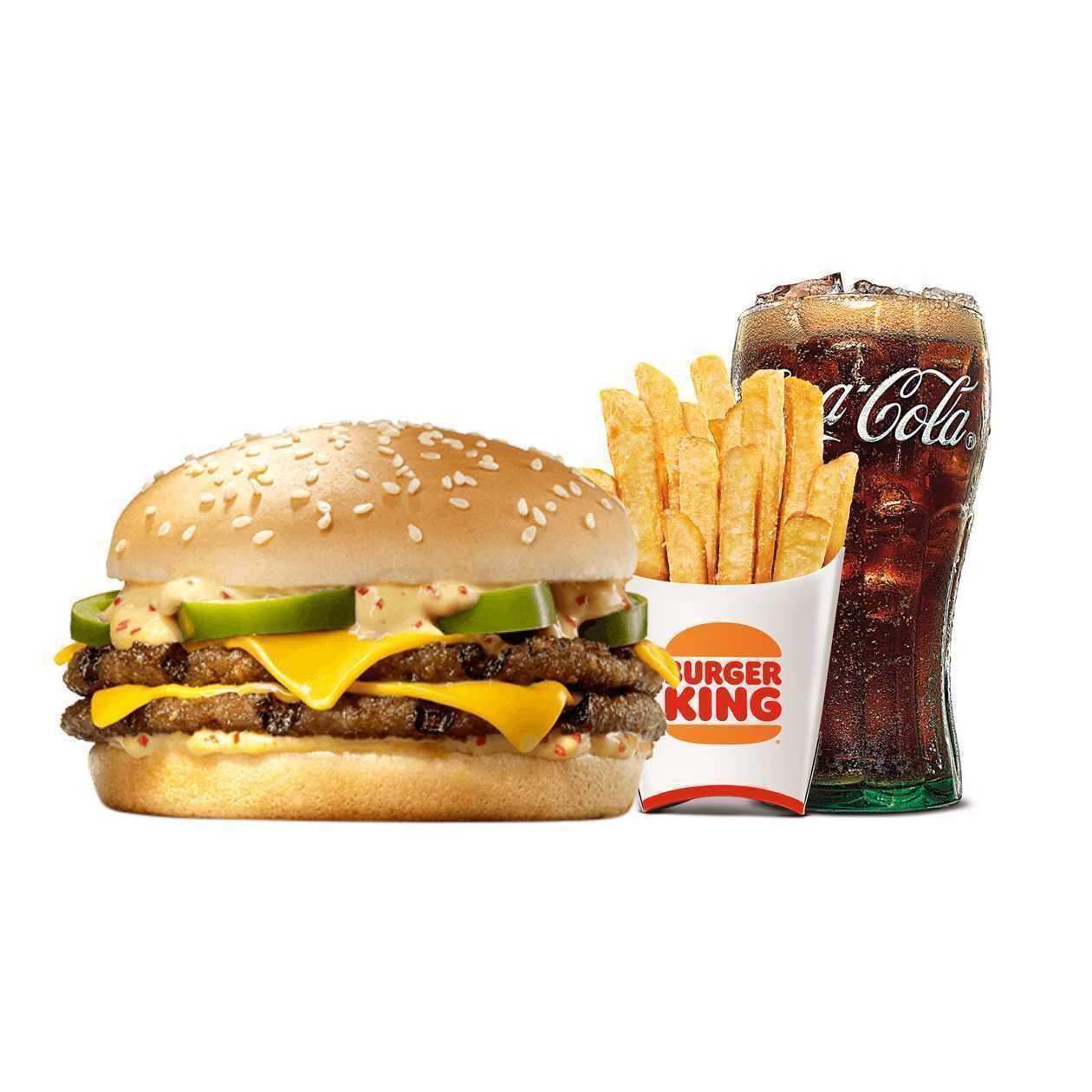 Double Chilli Cheese Burger Meal