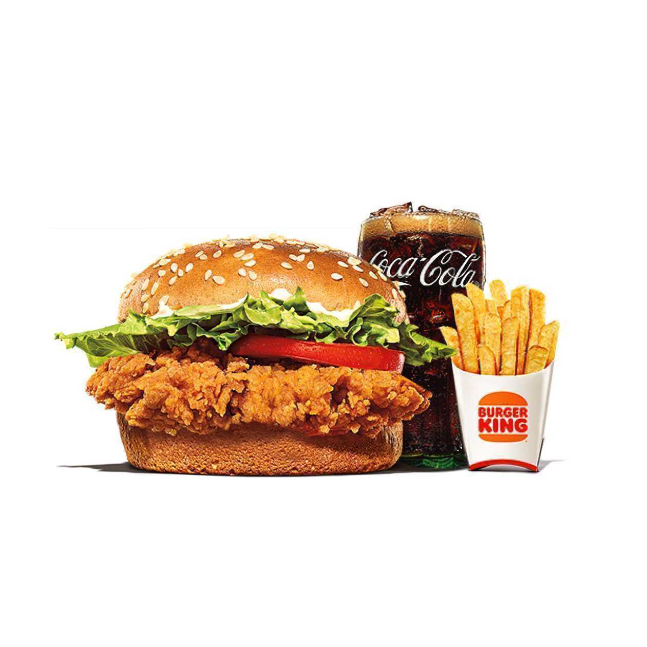 Tender Crisp Chicken Burger Meal