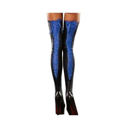 Sexy Erotic Stockings with Lacing WLS1, Size UNI-88cm