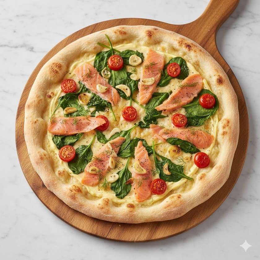 Pizza de Salmão