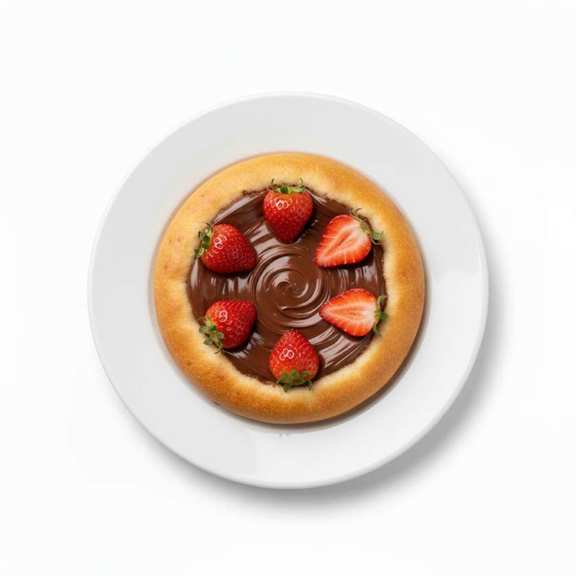 Chocolate and Strawberry Esfirra