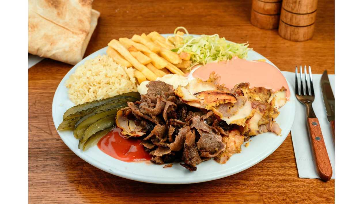 Mixed Shawarma Plate