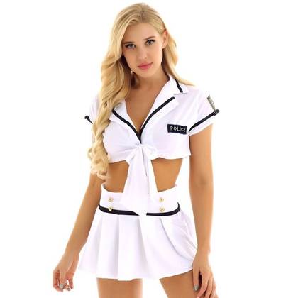 Police Women Costume - Innocently Seductive Policewoman PW3, Size S/L