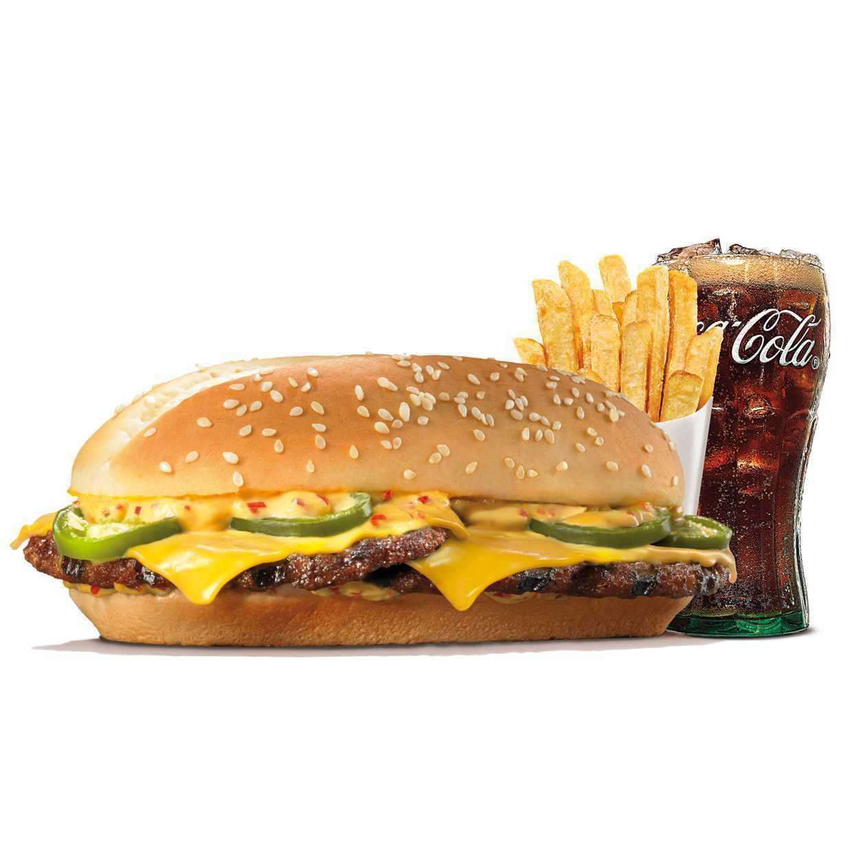 Extra Long Chilli Cheese Burger Meal