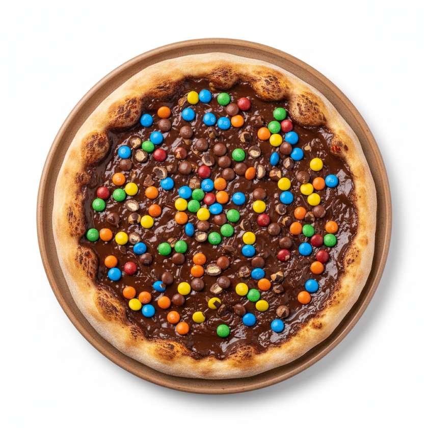 Chocolate com M&Ms