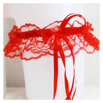 Lace Garter with Bow