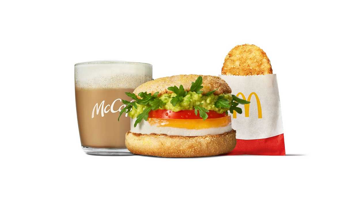 McMuffin Avocado s vajíčkom menu