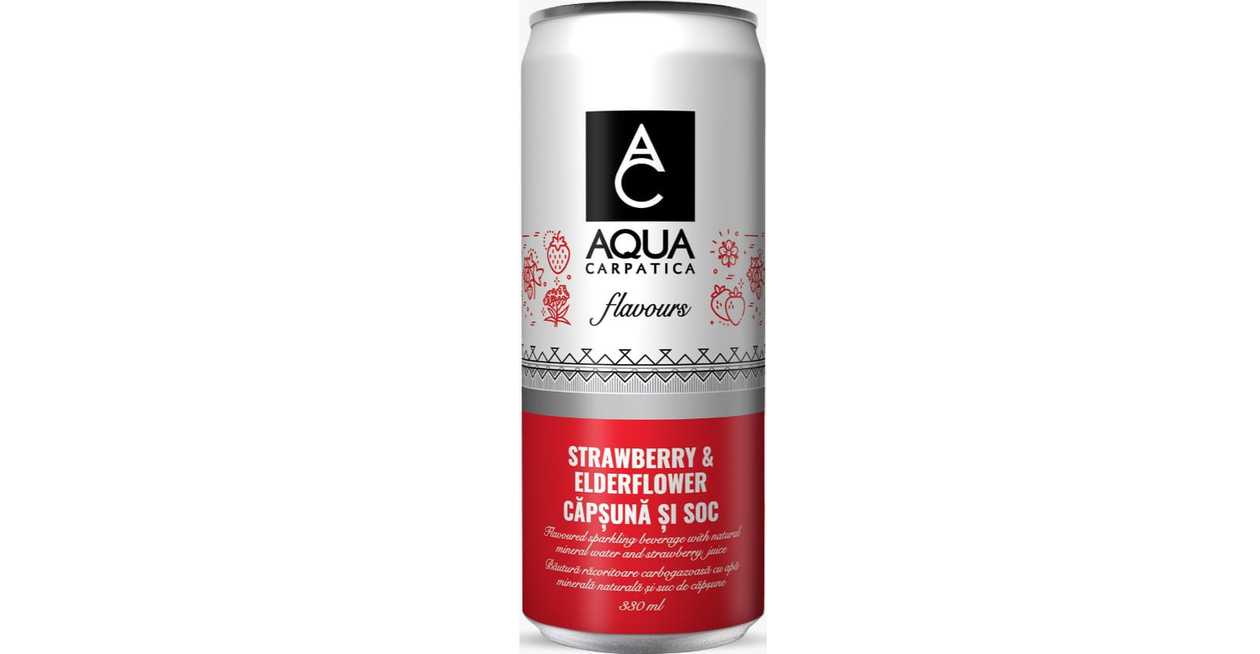 Aqua Carpatica Căpșuni & Soc 330ml