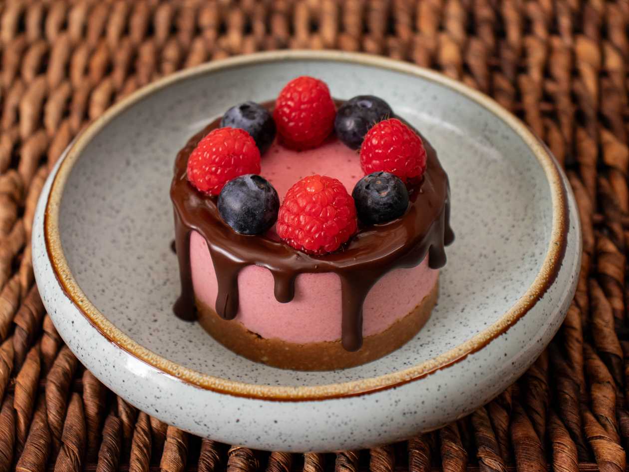 Mixed Berry Semifreddo (Vegan and Gluten-Free)