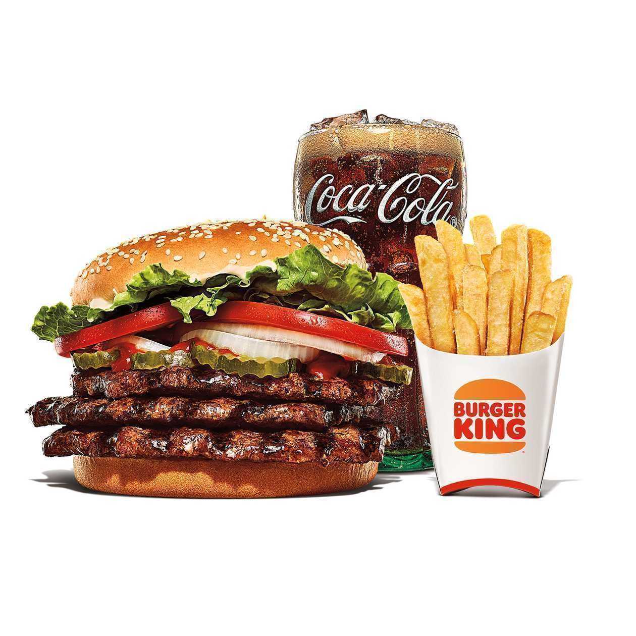 Tripple Whopper Meal