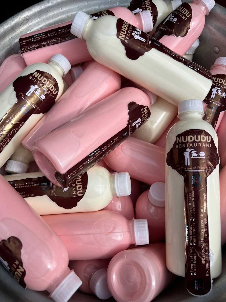 Vanilla/banana yogurt (350ml)