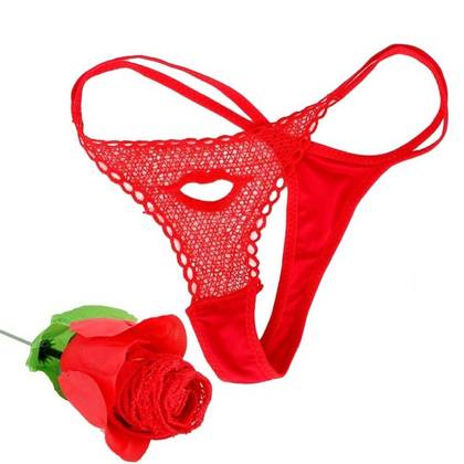 Red Rose RTR Panties, Size S/L