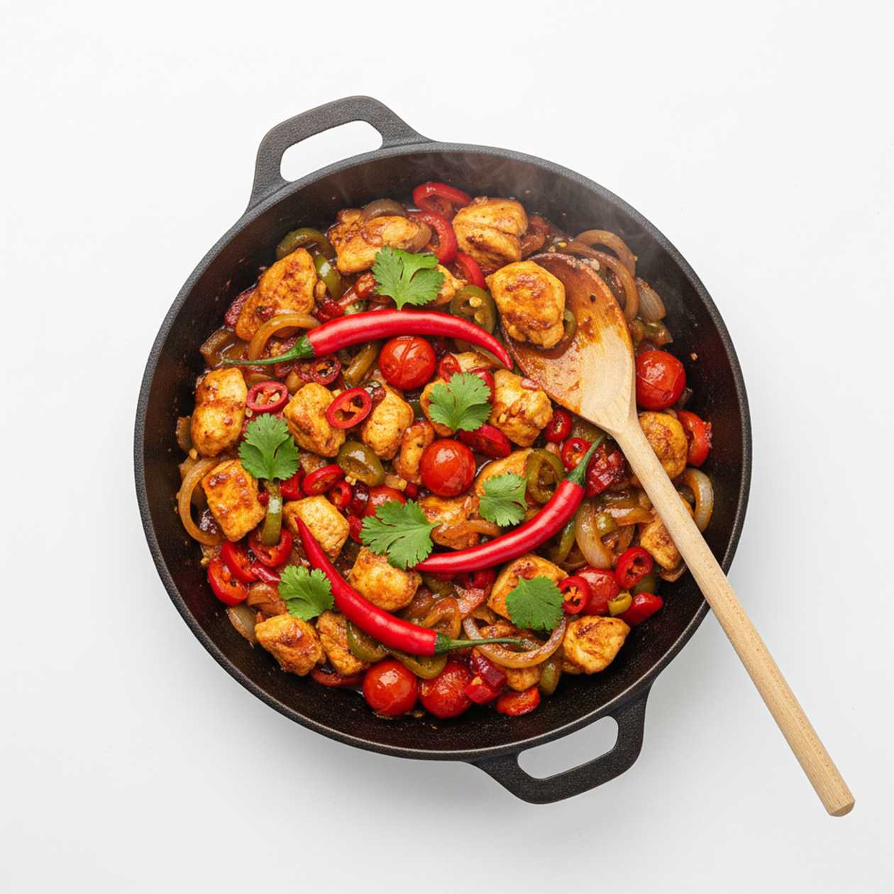Spicy Chicken Pan