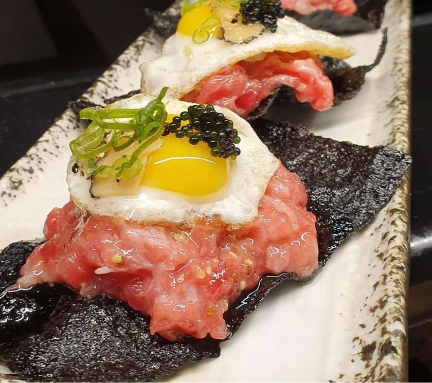 Temaki de Toro e Vieira aberto