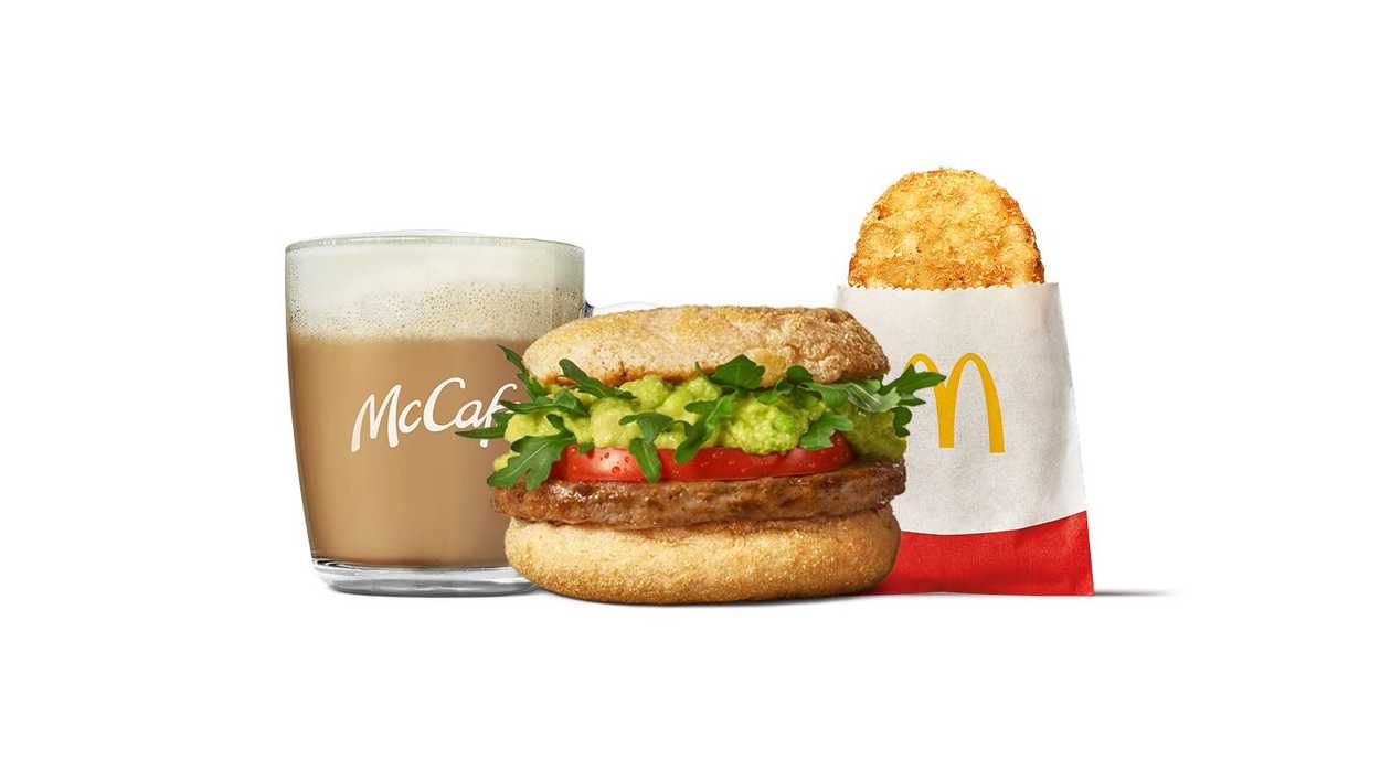 McMuffin Avocado s bravčovým menu