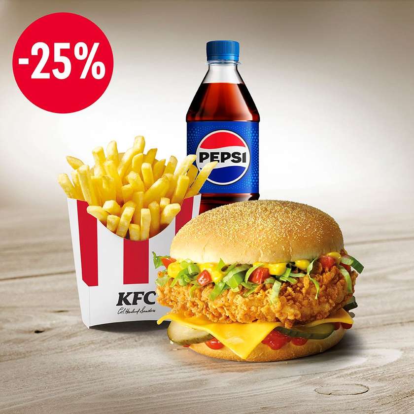 CHEESEBURGER DE LUX MENU