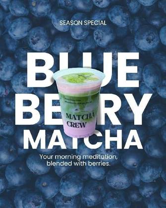 Blueberry Matcha