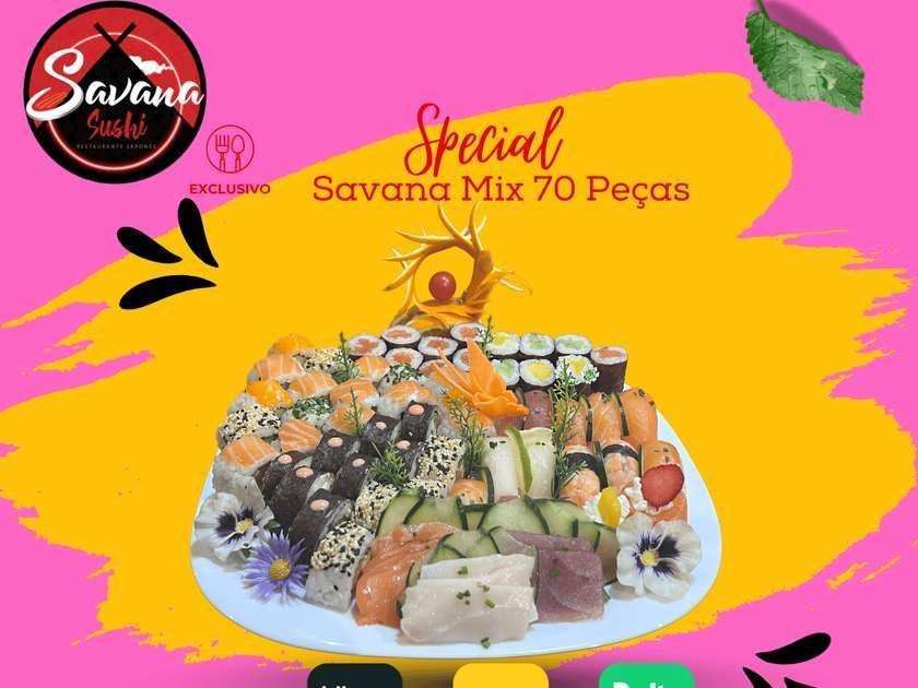 Savana Mix Sushi (70 Unidades)
