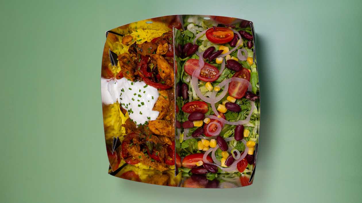 MILD Chicken FAJITAS Meal  (Spicy)