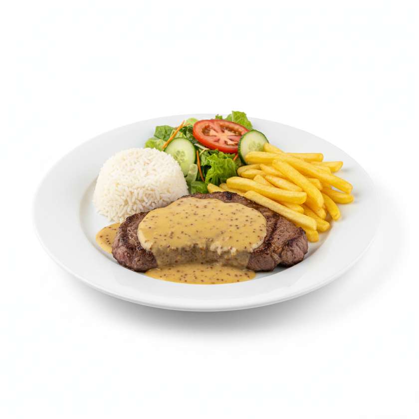 Bifão ao Molho de Mostarda