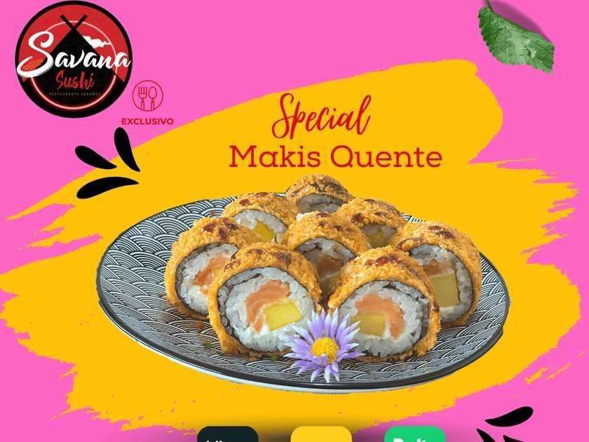 Makis Quente 8 Peças - Manga quejo Special