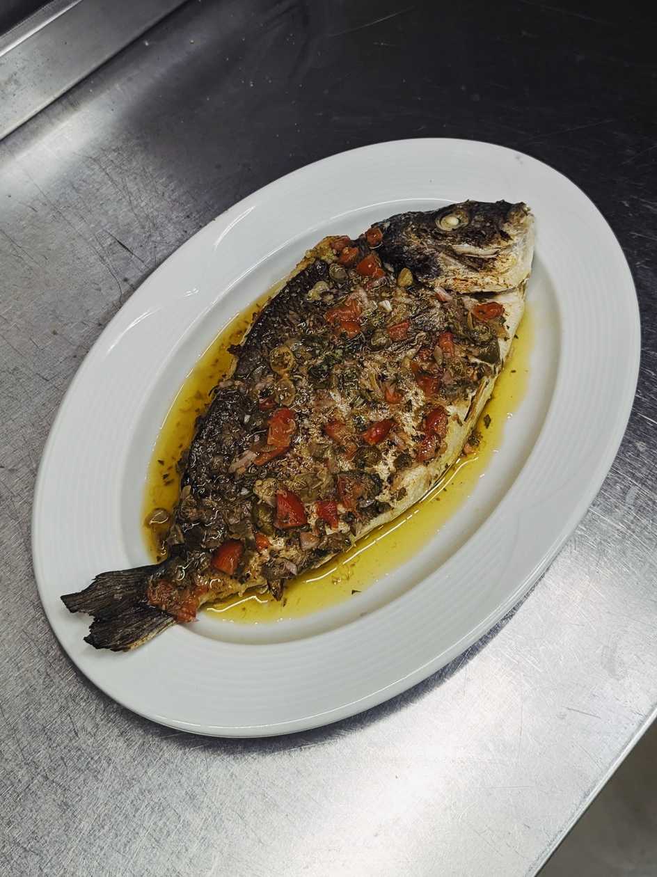 Roasted Whole Sea Bream