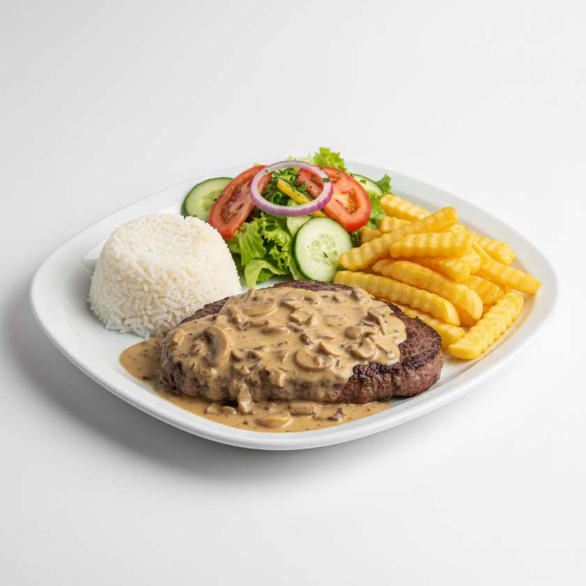 Bifão ao Molho de Cogumelos