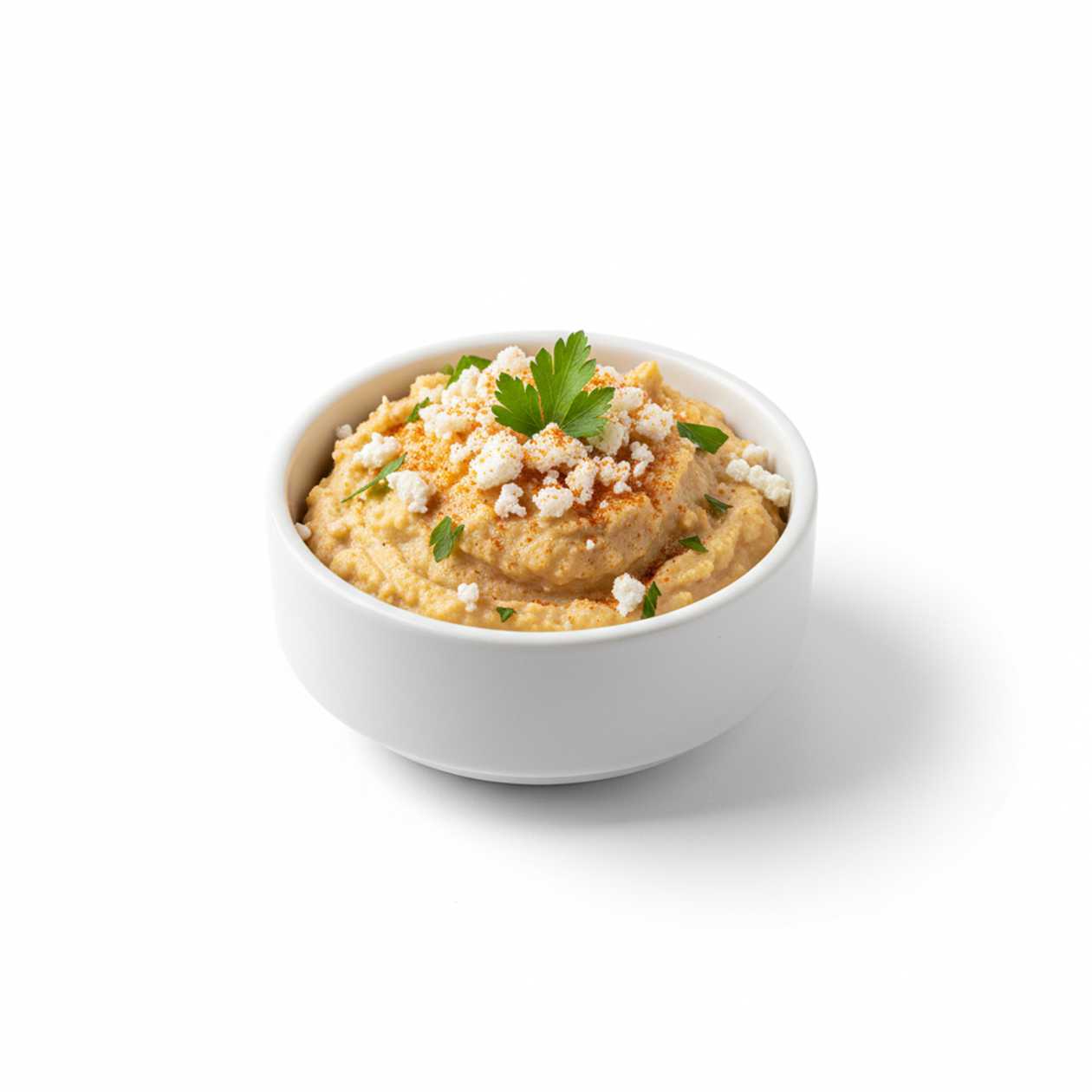Hummus with Telemea Cheese