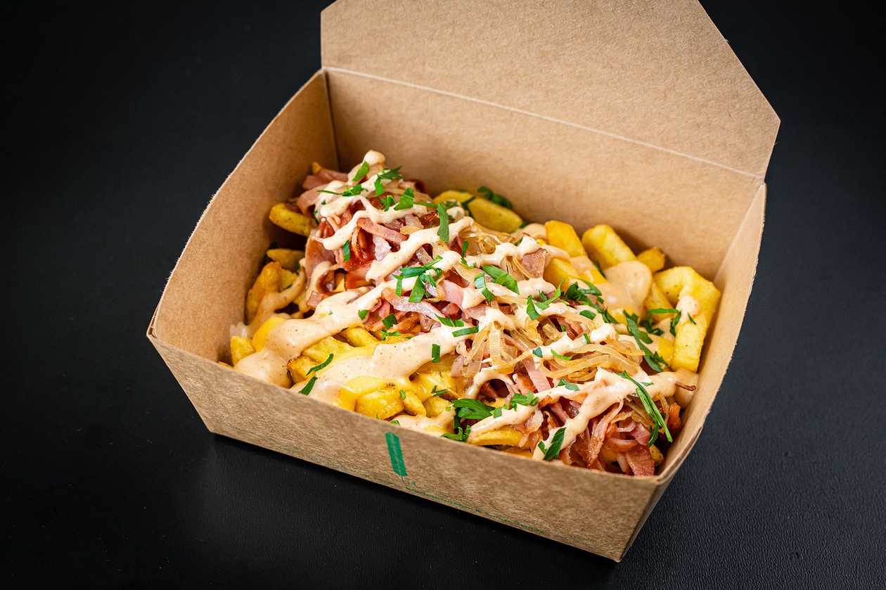 BACON LOADED FRIES 400G