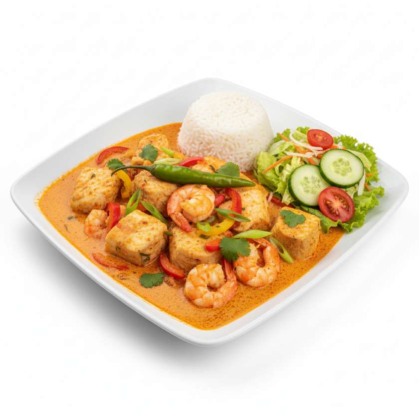 Moqueca de Pescada e Camarão