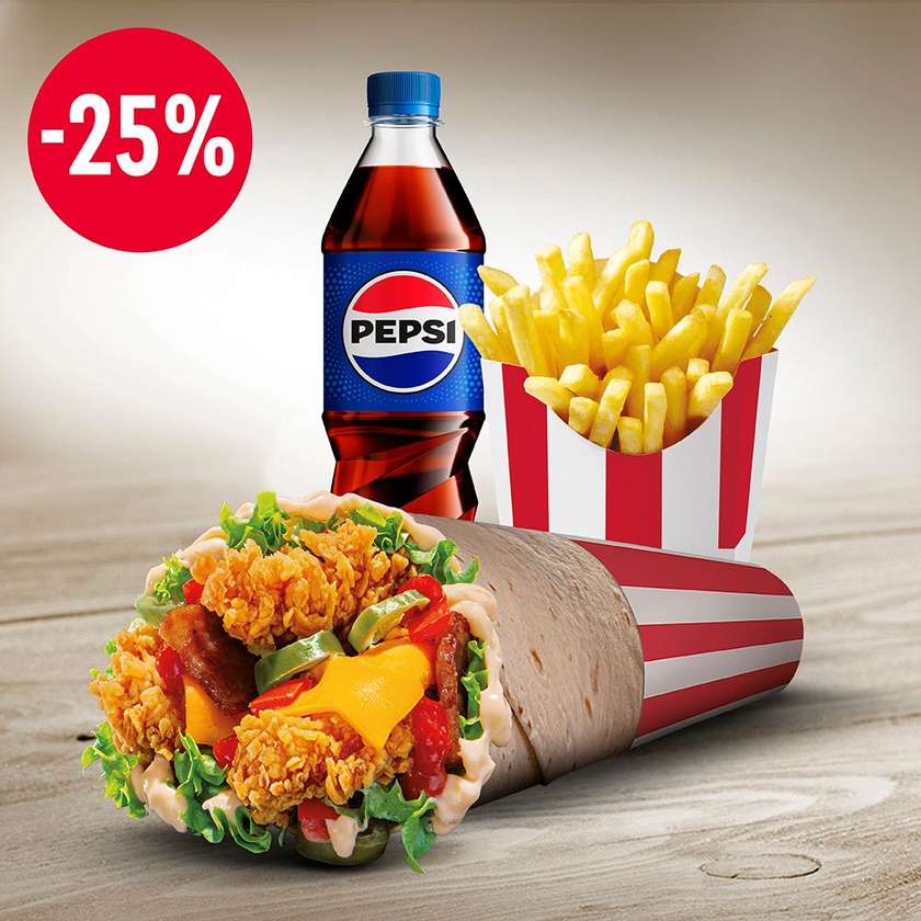 MEGAWRAPPER TRADITIONAL  MENU