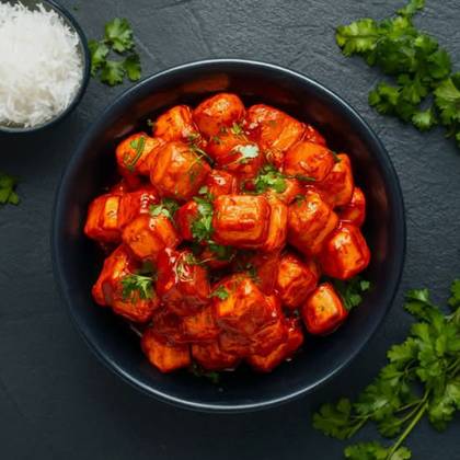 Chilli Chicken com Arroz